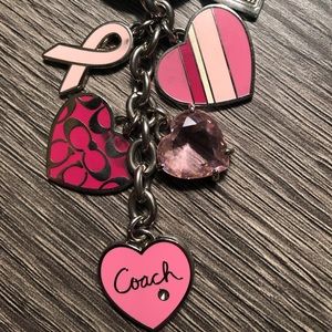 Breast Cancer Awareness Coach Keychain